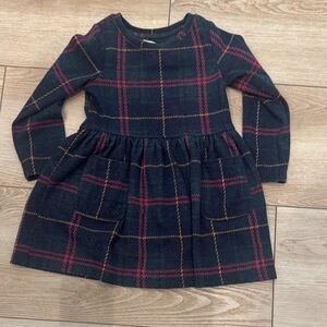 Faherty Navy and Red Legend Plaid toddler girls Dress WORN ONCE! Sz 3T EUC